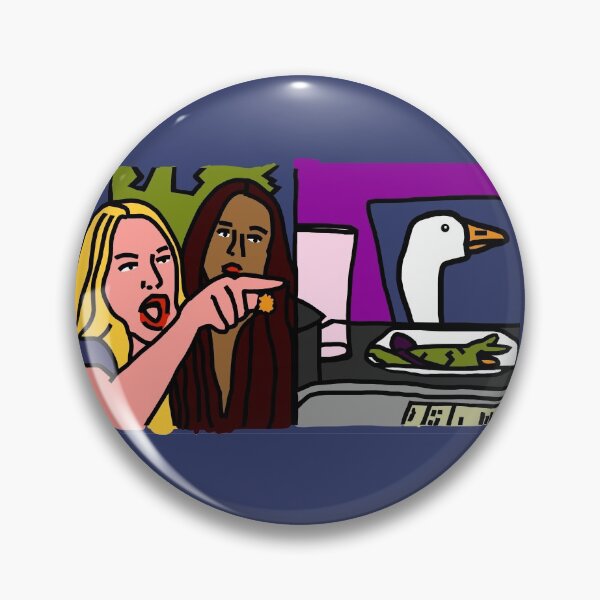 Item preview, Woman Yelling at Cat Memes with Indifferent Goose designed and sold by ellenhenry.