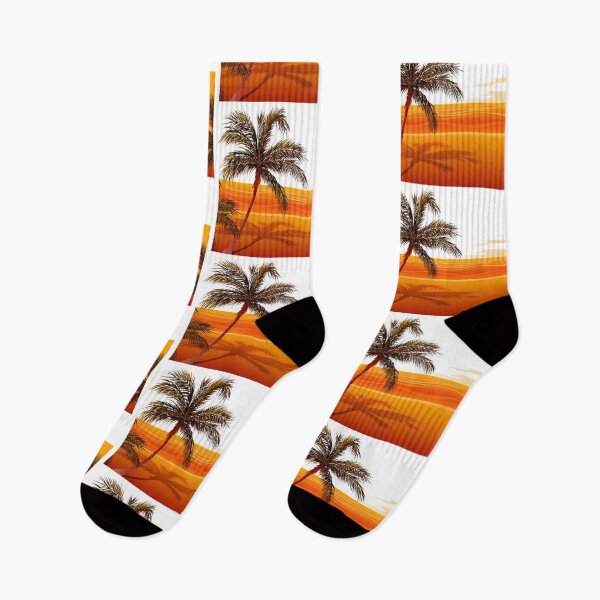 Item preview, Hot Summer Sunset with the view to Sun, sky, palms and hot sand designed and sold by Parvizjon Sharipov.