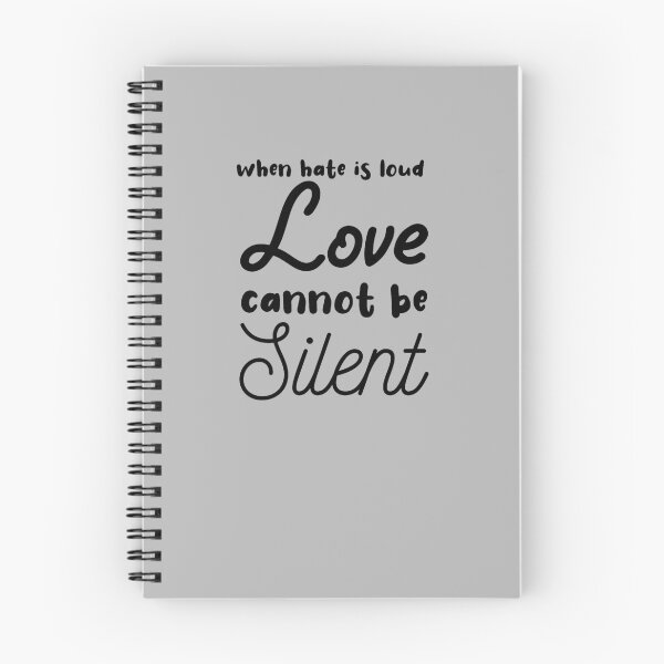 Item preview, When Hate is Loud Love Must Not Be Silent designed and sold by ELmezz.