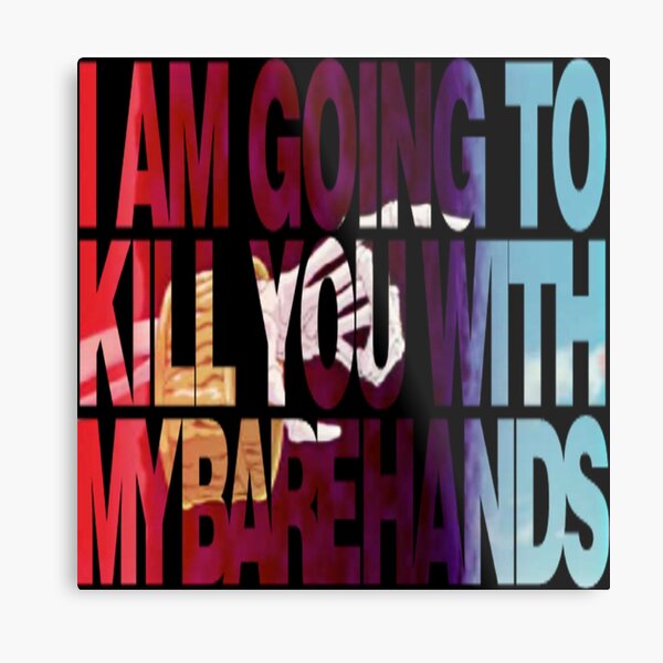 Barragan Typography Quote Metal Print