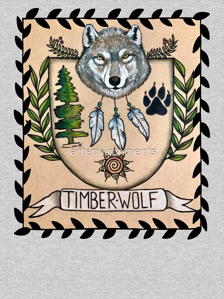 Wolf Shirt, Wolf Children's Clothes, Wolf Face Shirt, Timber Wolf