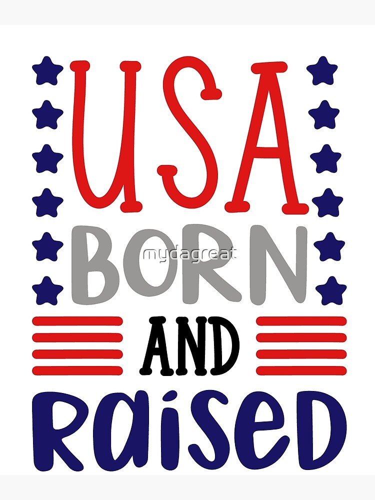 USA Born And Raised Shirt Women's 4th Of July Tank USA Shirt Born