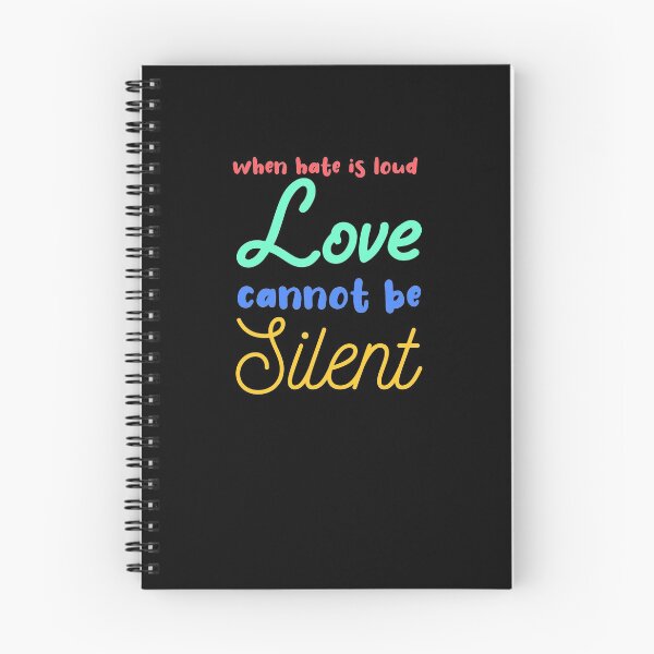Item preview, When Hate is Loud Love Must Not Be Silent designed and sold by ELmezz.