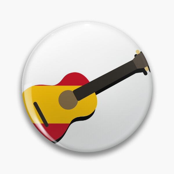 Item preview, Spanish flag guitar graphic designed and sold by StickerDirect.