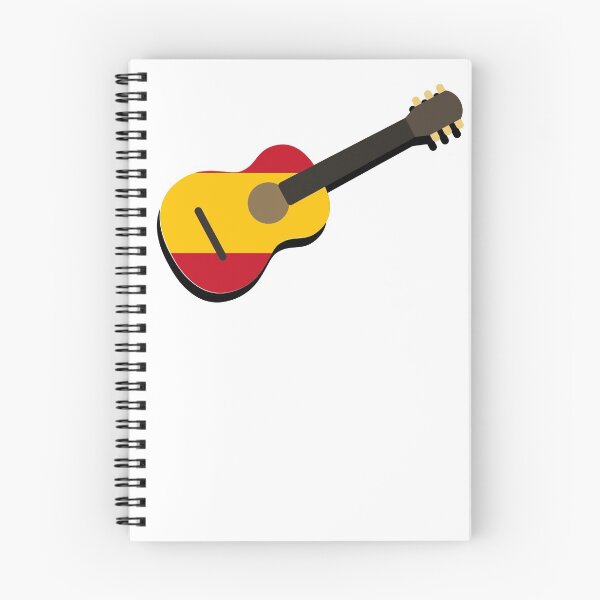 Item preview, Spanish flag guitar graphic designed and sold by StickerDirect.