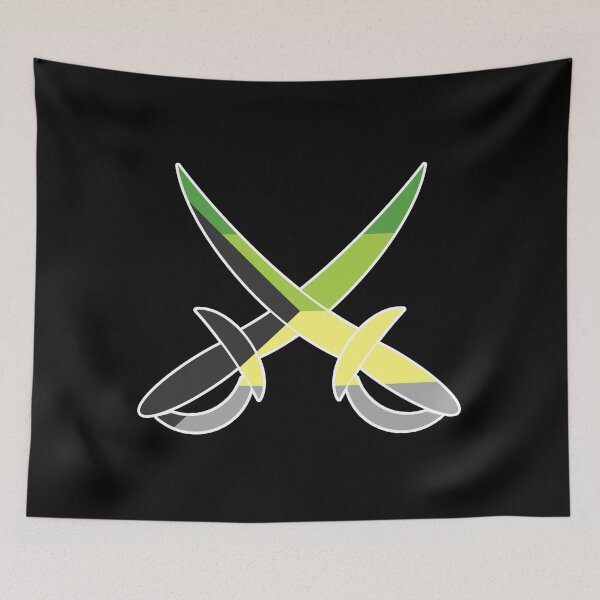 Item preview, Demiromantic Pride Pirate Swords designed and sold by halberdier.