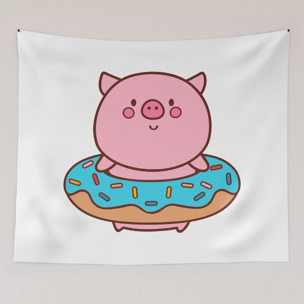 Item preview, Pig beach lifeguard donates designed and sold by Hangrid-Work.
