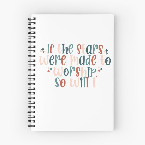 Item preview, If the stars were made to worship, so will I, Christian songs, Christian stickers, Faith stickers designed and sold by Ashlyn Hall.