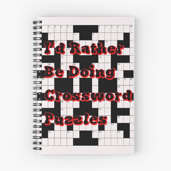 Item preview, I'd rather be doing crossword puzzles designed and sold by Darksun427.