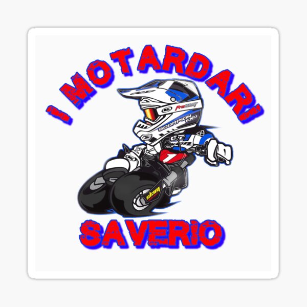 Stickers motard moto stylisé