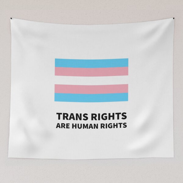 Artikelvorschau, Trans-Rechte sind Menschenrechte - Trans-Stolz-Flagge entworfen und verkauft von Inspirationmotivation.