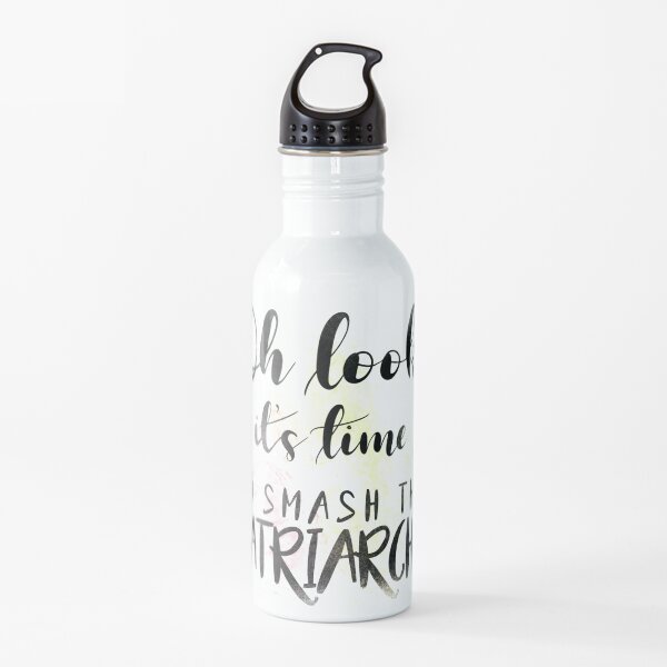 Smash the Patriarchy Quote Feminist Feminism Water Bottle
