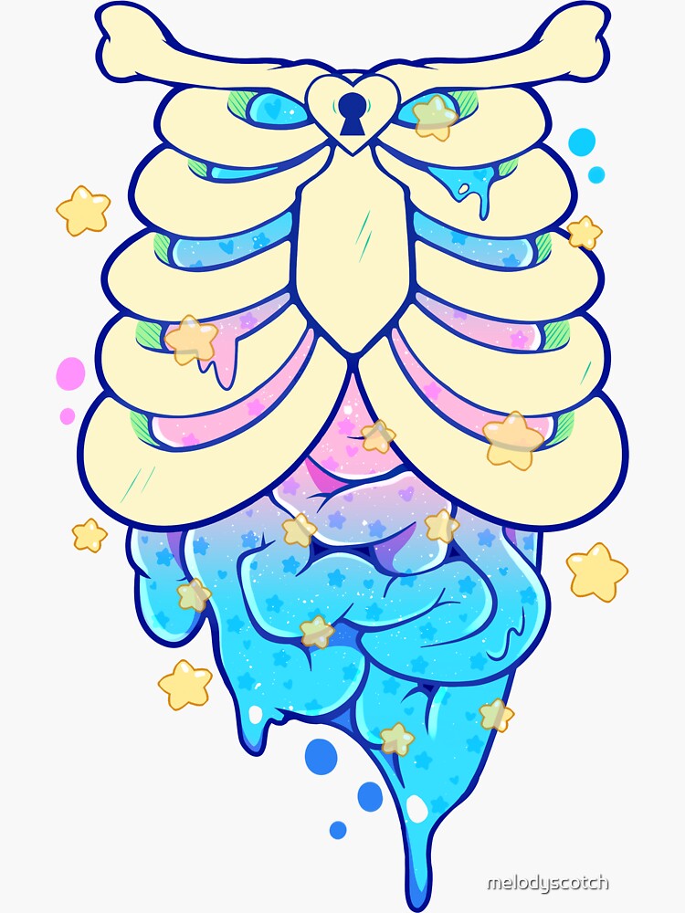 "Trans Candy Gore" Sticker for Sale by melodyscotch Redbubble