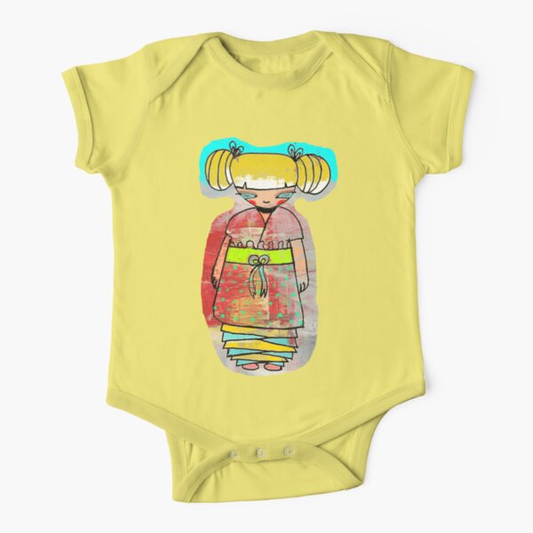Hello Short Sleeve Baby One-Piece