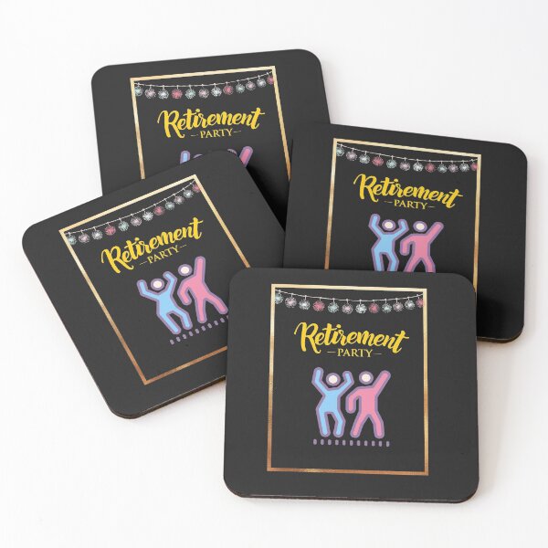 Item preview, Retirement party T-shirt and party invitation designed and sold by Delicarte.