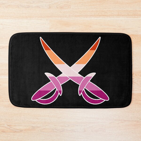 Item preview, Lesbian Pride Pirate Swords -- Sapphic Swashbuckling designed and sold by halberdier.