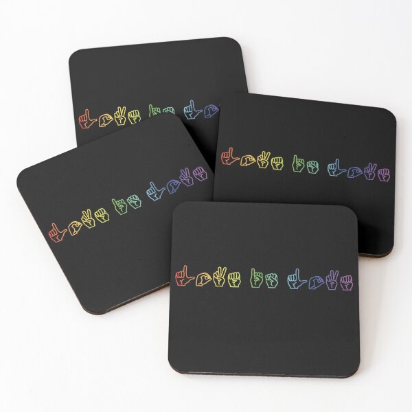 Item preview, Love is Love in American Sign Language (ASL) designed and sold by averydavage.