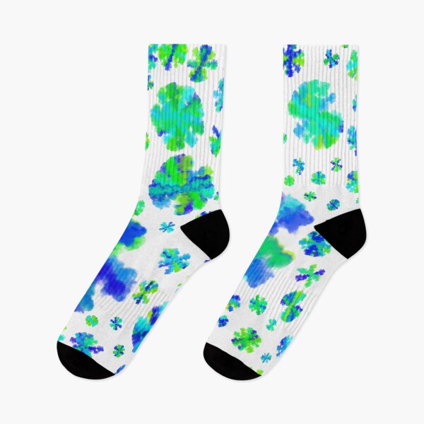 Item preview, Blue and Green Ink flower Awesome Design designed and sold by Malha Malha.