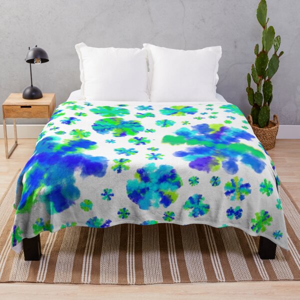 Item preview, Blue and Green Ink flower Awesome Design designed and sold by Malha Malha.