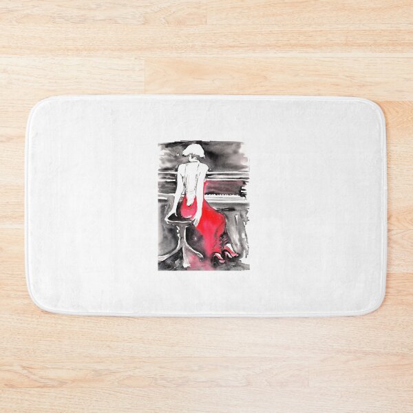 Item preview, Woman in red dress designed and sold by Rosaliartbook.