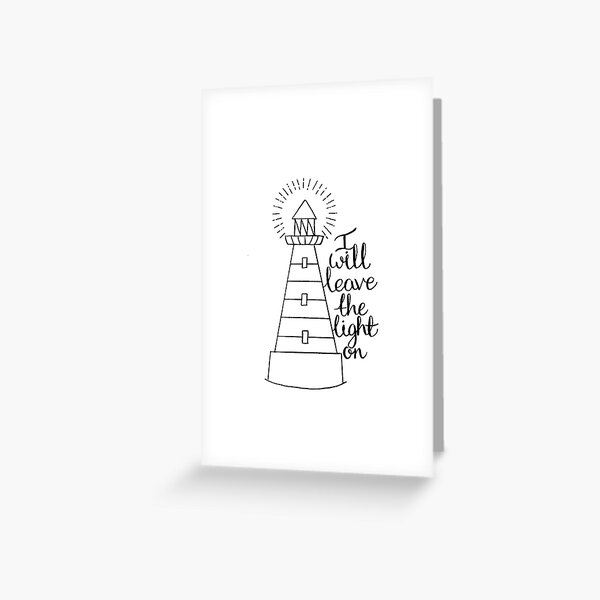 Item preview, Leave the Light on Tom Walker designed and sold by hannahrosesmith.