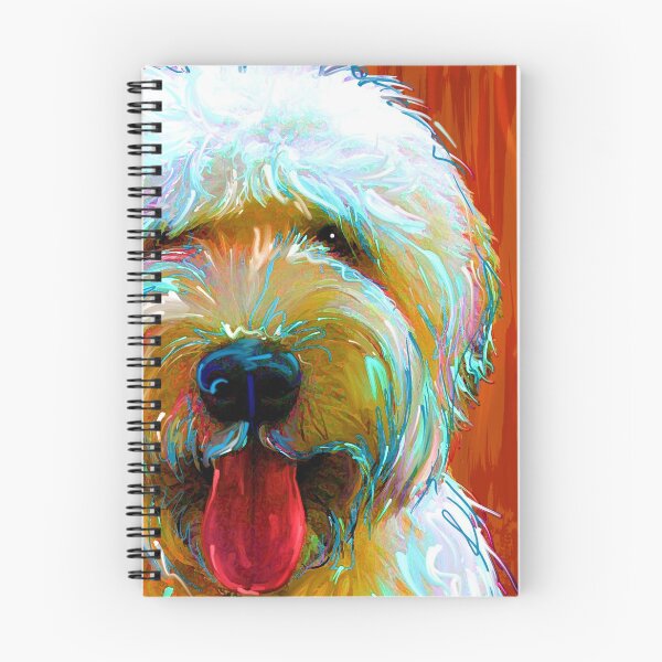 Item preview, Wheaten terrier Wheaton terrier art designed and sold by artpaw.