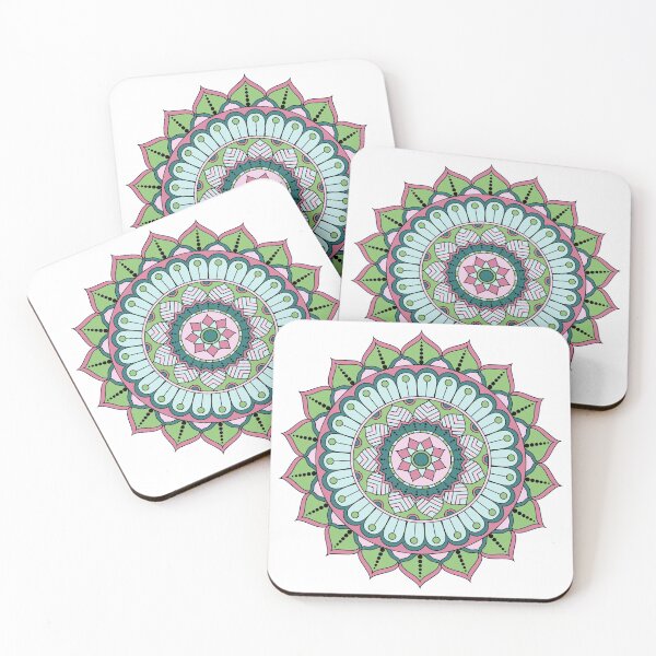 Item preview, Leaf green mandala designed and sold by Hangrid-Work.