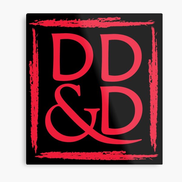 DD&D (Red) Metal Print