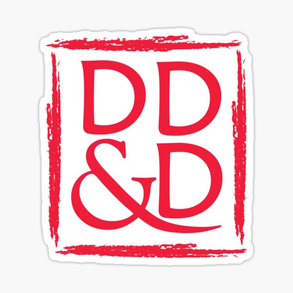DD&D (Red) Sticker