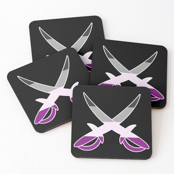 Item preview, Asexual Pride Pirate Swords -- Ace Swordplay designed and sold by halberdier.