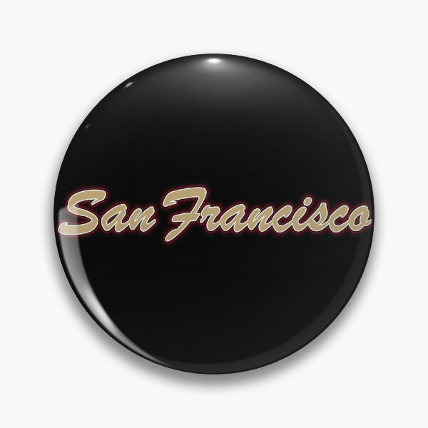 Item preview, San Francisco Gold and White on Black with Red Glow designed and sold by gkillerb.