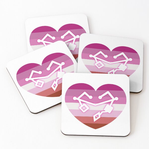 Item preview, Heart of Etheria Lesbian Pride designed and sold by BlindTiger.