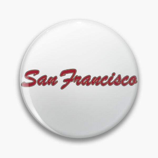 Item preview, San Francisco Red Gold and Black on White designed and sold by gkillerb.