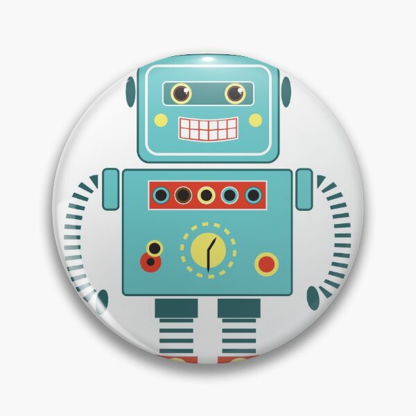 Item preview, Cute Vintage & Retro Robot Art | Science & Math graphic Gift designed and sold by Lisbob.