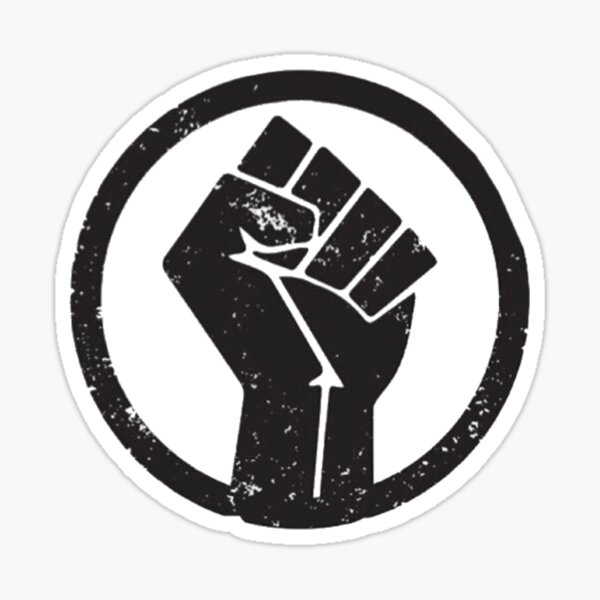 BLACK LIVES MATTER FIST Sticker