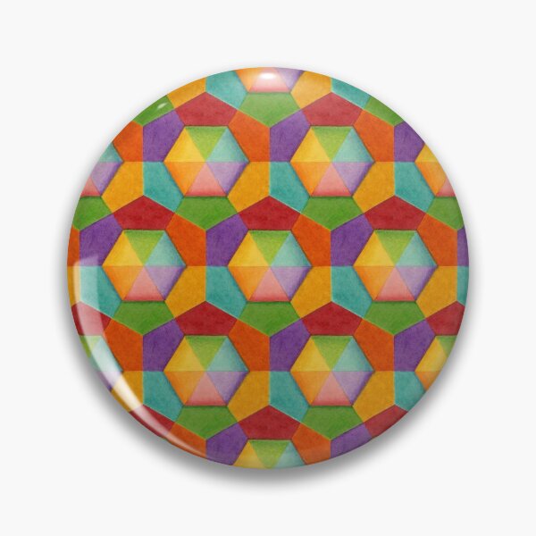 Item preview, Rainbow Geometric (smaller scale) designed and sold by PatriciaSheaDesigns.