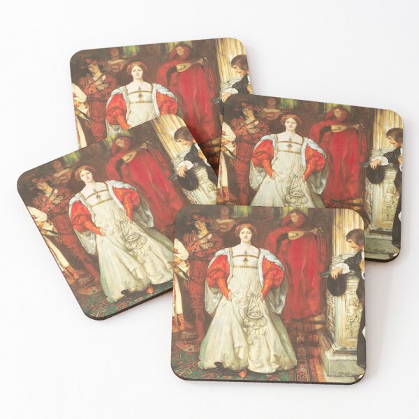Item preview,  That All the Swains Commend Her? by Edwin Austin Abbey (American designed and sold by brushandframes.