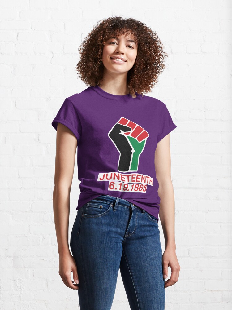 Discover Stand Up JuneTeenth 1865 Independence Design Classic T-Shirt