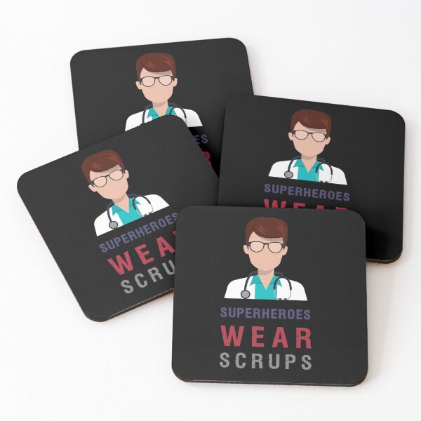 Item preview, Superheroes Wear Scrubs designed and sold by MJLdesigns.