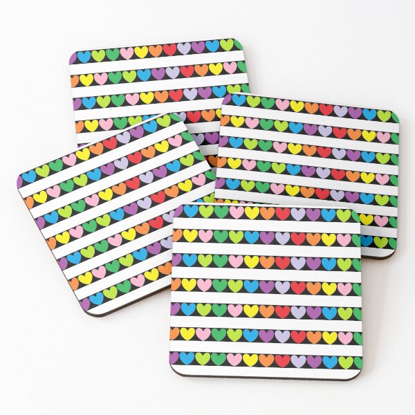 Item preview, Rainbow Hearts 2.0! designed and sold by RebHep.