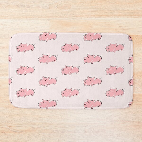 Item preview, Funny Curvey Cartoon Pig designed and sold by yazonlin.