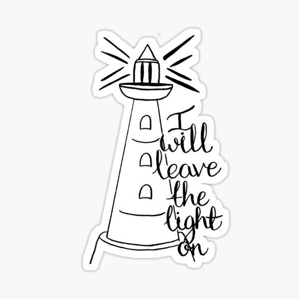 Item preview, Leave the Light on Tom Walker designed and sold by hannahrosesmith.