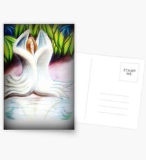 El angel del lago Postcards
