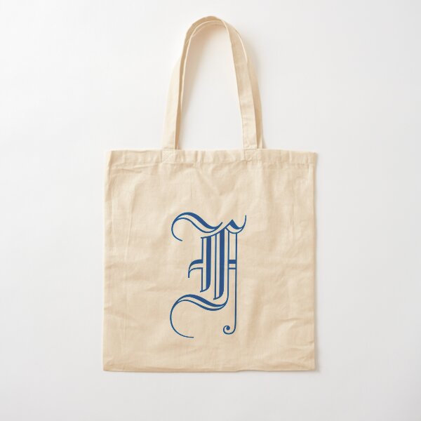 F letter Cotton Tote Bag