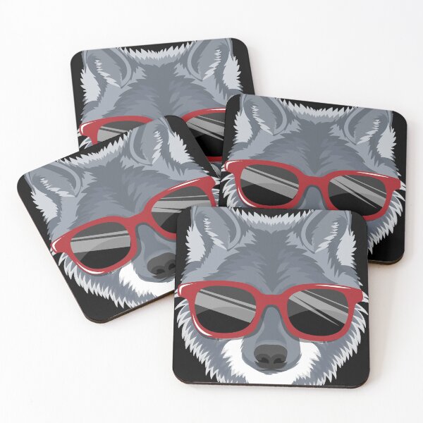 Item preview, Wolf product, 80s Tee, Retro Vintage design, Sunglasses Tee designed and sold by Lisbob.