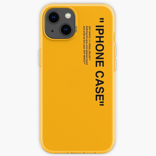coque de téléphone jaune Coque souple iPhone