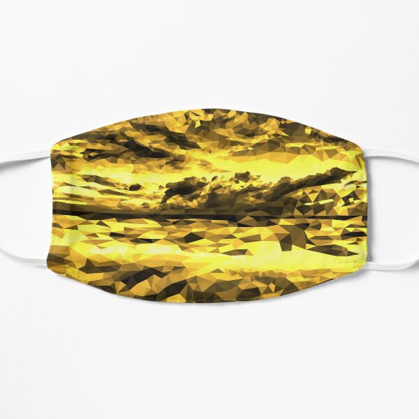 Imposing Yellow and Black Mask