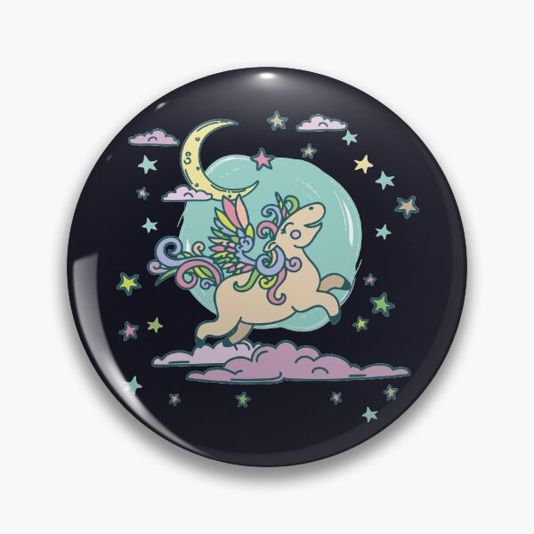 Aperçu de l'œuvre Licorne sur le ciel créée et vendue par Hangrid-Work.