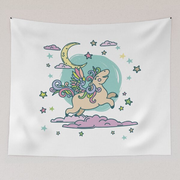 Item preview, Unicorn over the sky designed and sold by Hangrid-Work.
