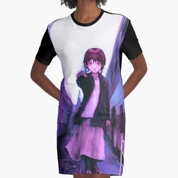 Serial Experiments Lain Graphic T-Shirt Dress